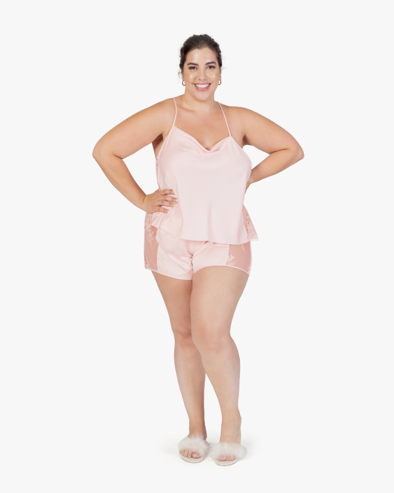 Plus size model wearing Darling Cami and Short Set by RYA COLLECTION | Dia&Co | dia_product_style_image_id:184661